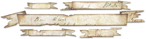 Sizzix 657179 Sizzlits Decorative Strip Die, Tattered Banners by Tim Holtz - Image 2