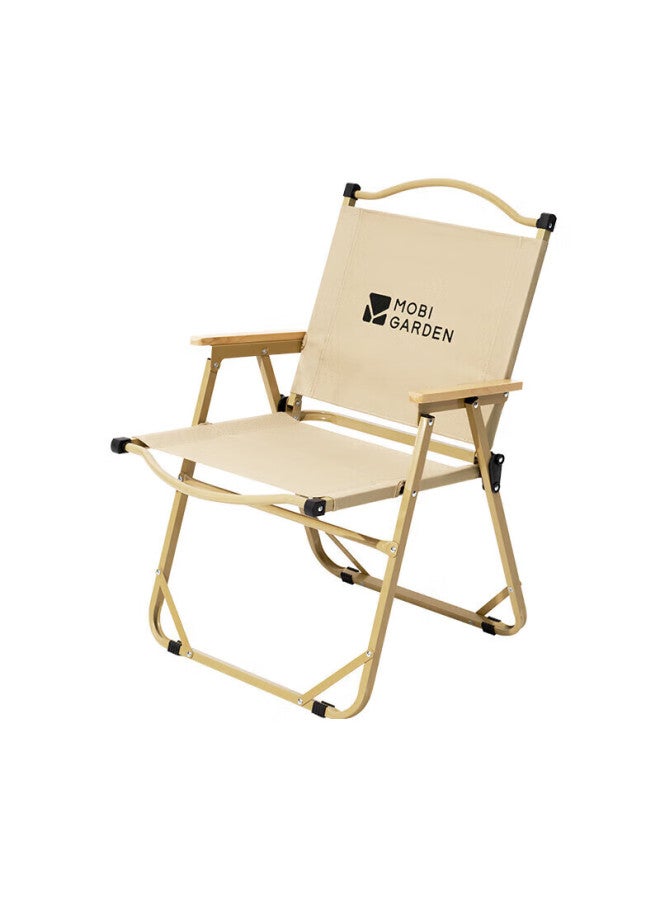 Mobigarden Folding Chair, Outdoor Camping Kimit Chair, Portable Camping Chair, Beach Chair, Nx22665038, Fine Sand Yellow - Image 2