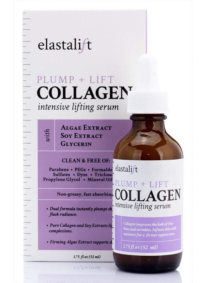 elastalift Collagen Facial Serum Lifting, Plumping, & Firming Collagen Serum For Face Improves Elasticity, Evens Skin Tone, Plumps, & Lifts Sagging Skin, Non-Greasy Wrinkle Serum (1.75 Fl Oz) - Image 1