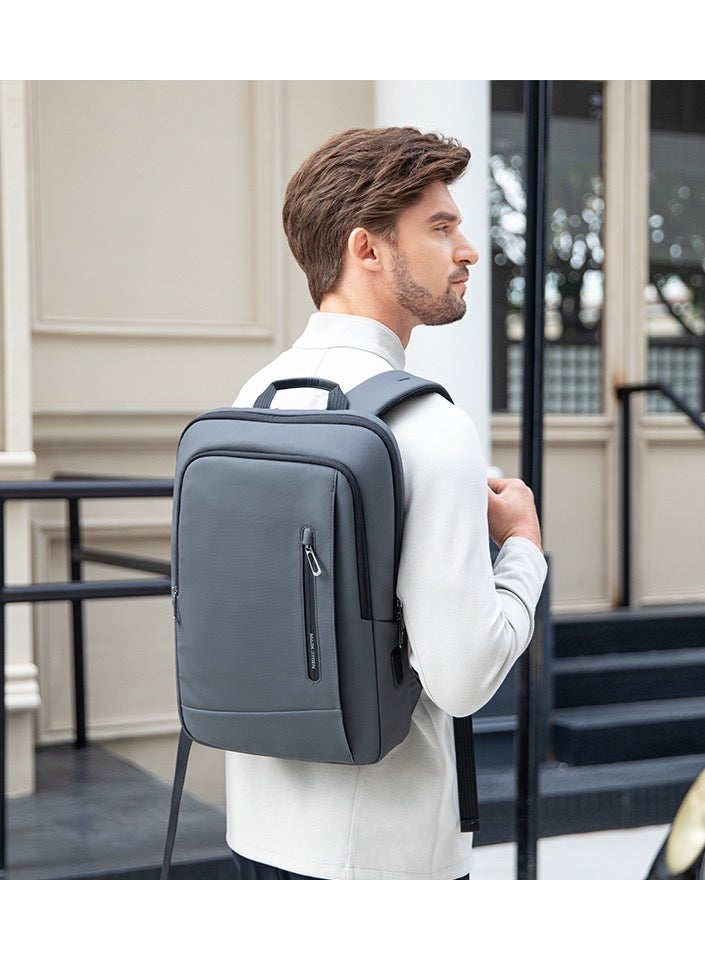 Mark Ryden MR-2492 Business Laptop Backpack for Men Fits 15.6 Inch Laptops Lightweight Water Resistant Oxford Bag with USB Charging Port Anti Theft Pocket and YKK Zippers - Image 2