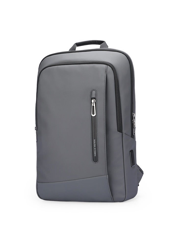 Mark Ryden MR-2492 Business Laptop Backpack for Men Fits 15.6 Inch Laptops Lightweight Water Resistant Oxford Bag with USB Charging Port Anti Theft Pocket and YKK Zippers - Image 1