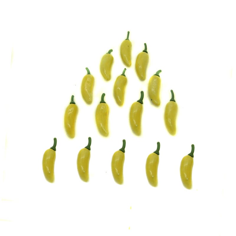 60 Pcs Mini Simulation Peppers Vegetables Educational Toy Random Colors Lightweight Portable - Image 4