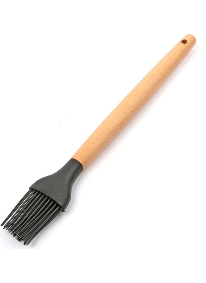 Bkmc Bamboo Handle Silicone Egg Brush  - Image 2