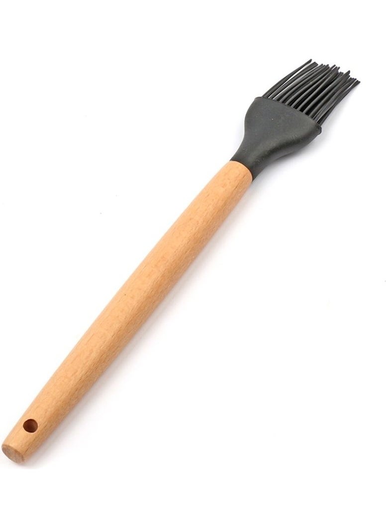Bkmc Bamboo Handle Silicone Egg Brush  - Image 1
