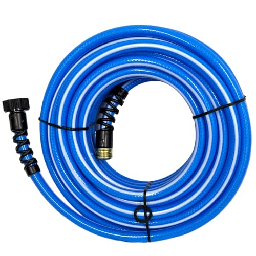 Valterra AquaFresh High Pressure Drinking Water Hose Water Hose Hookup for RV 12 x 25 Blue - Image 1