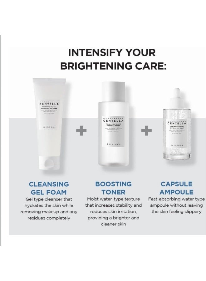 skin1004 Madagascar Centella Tone Brightening Capsule Ampoule 3.38 fl.oz(100ml) | Calming Moisturizing Brightening | Sensitive Skin