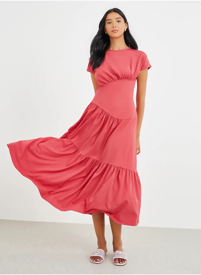 Take Two Tiered Panel Dress