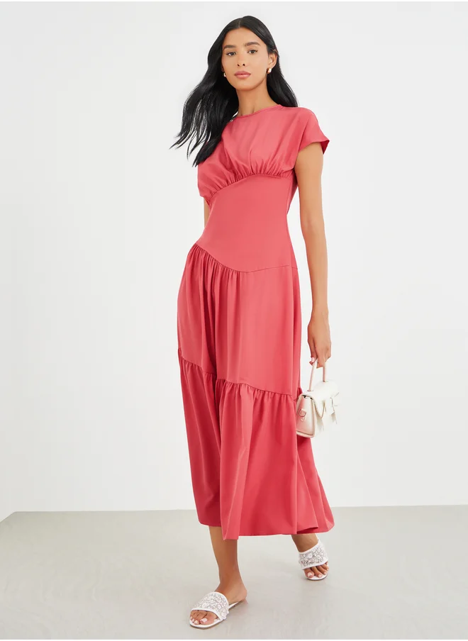 Take Two Tiered Panel Dress