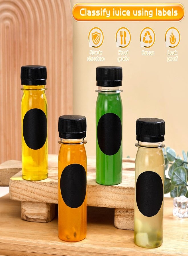 tchrules 48 Pcs 2oz Plastic Ginger Shots Bottles, Juice Shot Bottles with Caps for Ginger, Vanilla Extract, Cinnamon, Honey, Cayenne, Wellness Shot, Hot Sauce (48pcs, 2oz) - Image 2