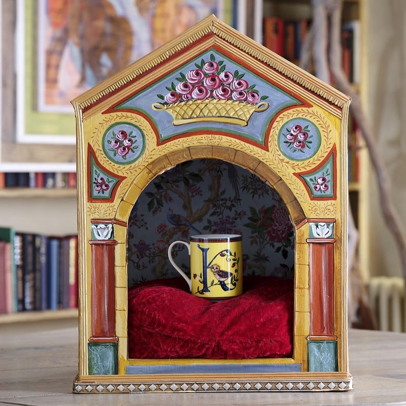 Spode Kit Kemp 12oz Alphabet Mug  Letter K Unique Stylish Pattern  Fine China  Dishwasher Safe  For Coffee and Tea  Fabulous Gift  Home or Office Use - Image 2