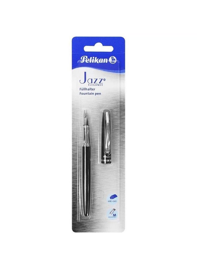 Pelikan Pelikan Jazz Elegance Fountain Pen - Black  - Image 3