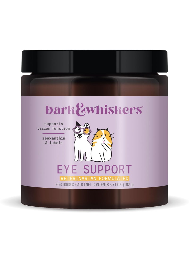 Dr. Mercola Bark & whiskers,Eye Support Veterinarian Formulated, For Dogs & Cats, Supports Vision Function, Zeaxanthin & Lutein, 5.71 oz (162 g)  - Image 1