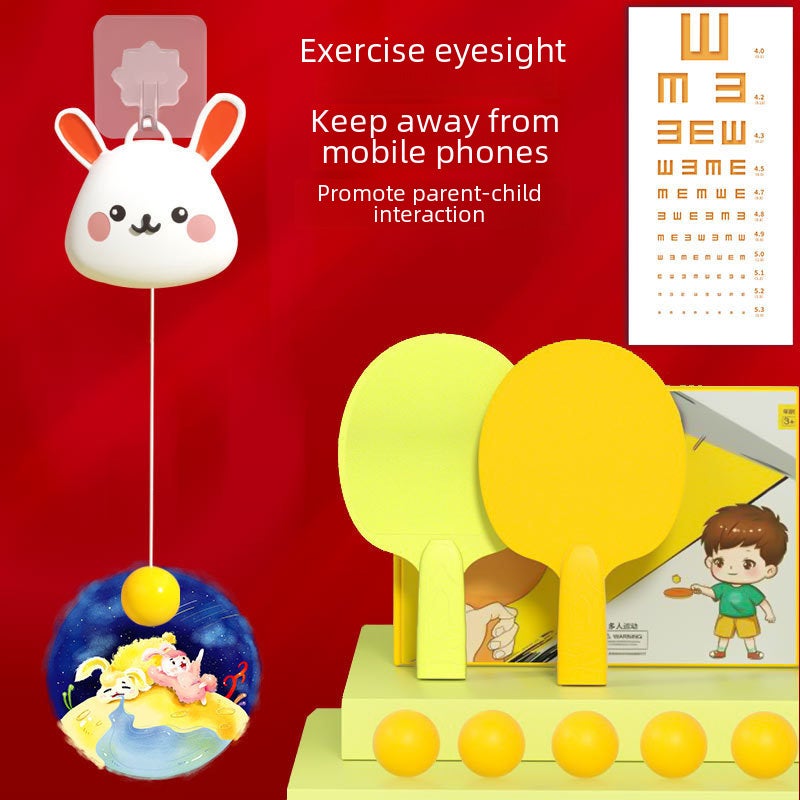 Ping Pong Training Equipment: Child-Friendly Design - Float Correction Feature Indoor Training Aid for Young Learners & Parent-Child Interactive Indoor Sessions - Image 5
