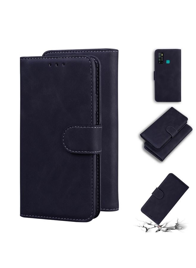 S-TOP Case For Infinix Hot 9 X655C / Note 7 Lite Skin Feel Pure Color Flip Leather Phone Case - Image 1