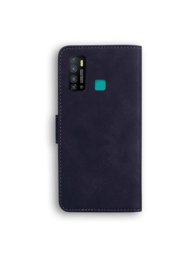 S-TOP Case For Infinix Hot 9 X655C / Note 7 Lite Skin Feel Pure Color Flip Leather Phone Case - Image 3