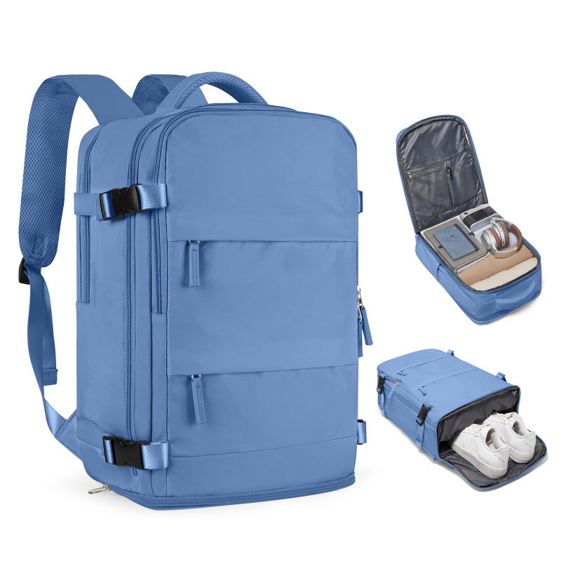 coofay Travel Backpack for Women Airline Approved Carry on Backpack for Airplanes Mochila De Viaje Personal Item Travel Bag Spirit Airlines Personal Item Bag 18x14x8 Backpack for Traveling on Airplane - Image 1