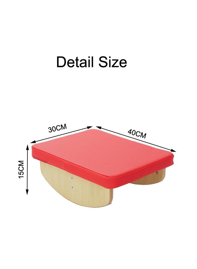 JSAITOYS Wooden Rocking Balance Beam Baby Sensory Toys For Soft Play Training Rocker Board Outdoors Vestibular Training For Kids - Image 2