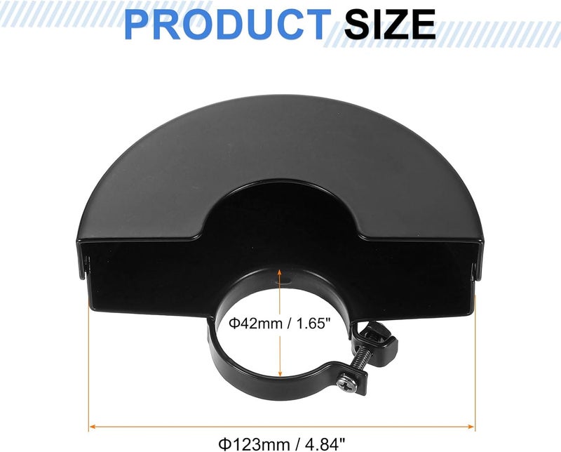 sourcing map 2pcs Grinder Guard 4.5" 123mm Dia Metal Angle Grinder Guards Protector Cover Wheel Cover Replacement Accessories - Image 2