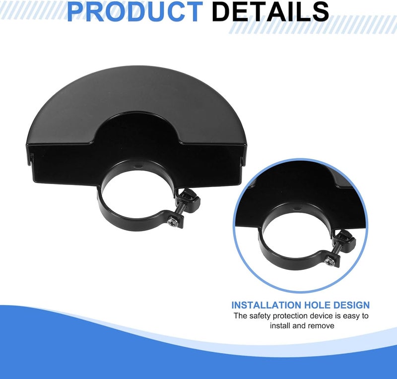 sourcing map 2pcs Grinder Guard 4.5" 123mm Dia Metal Angle Grinder Guards Protector Cover Wheel Cover Replacement Accessories - Image 5