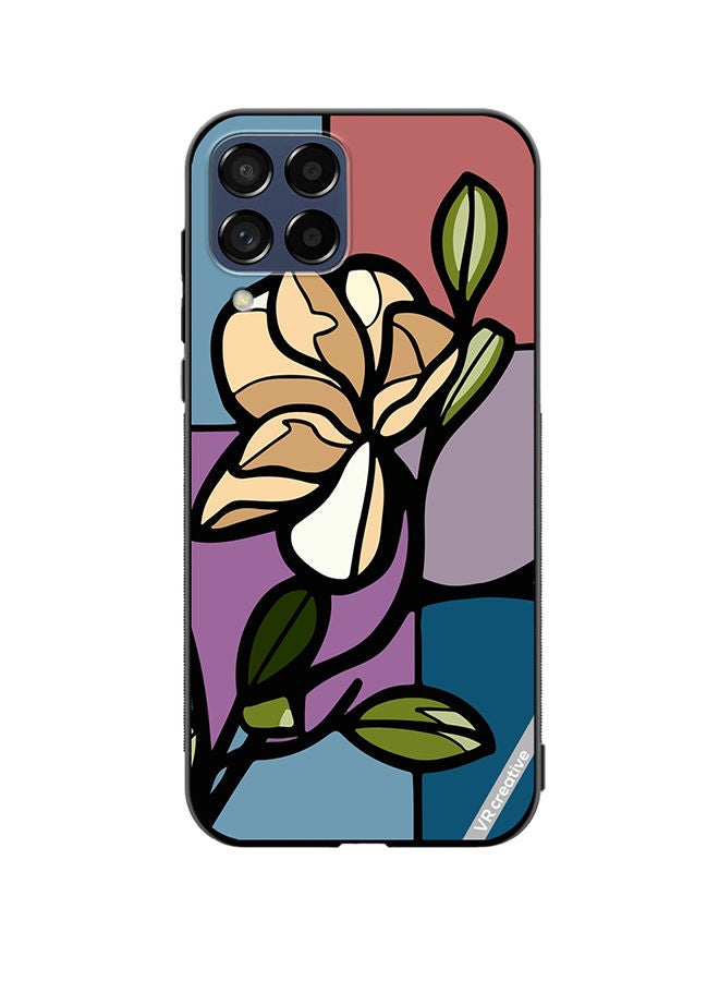 VR CREATIVE Protective Case Cover For Samsung Galaxy M33 Rose Design Multicolour - Image 1