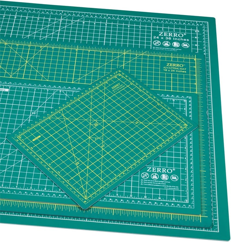 ZERRO Self Healing Cutting Mat 24" x 36", Professional Double Sided Durable Non-Slip Rotary Mat for Scrapbooking, Fabric, Quilting, Sewing-3mm Thick (A1) - Image 5