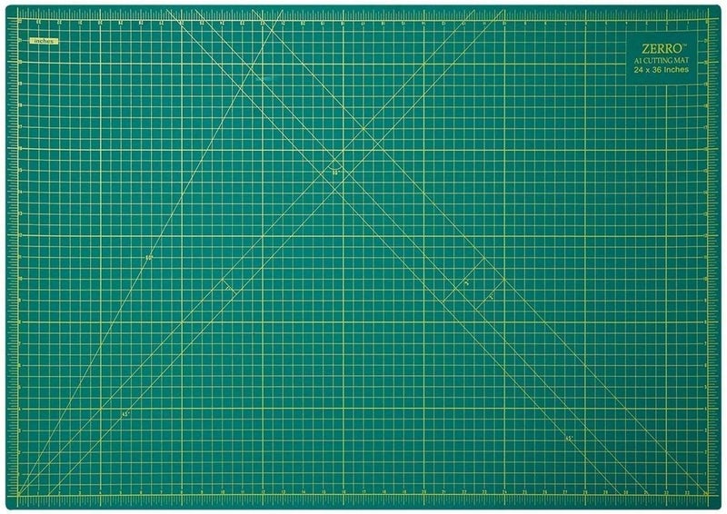 ZERRO Self Healing Cutting Mat 24" x 36", Professional Double Sided Durable Non-Slip Rotary Mat for Scrapbooking, Fabric, Quilting, Sewing-3mm Thick (A1) - Image 4