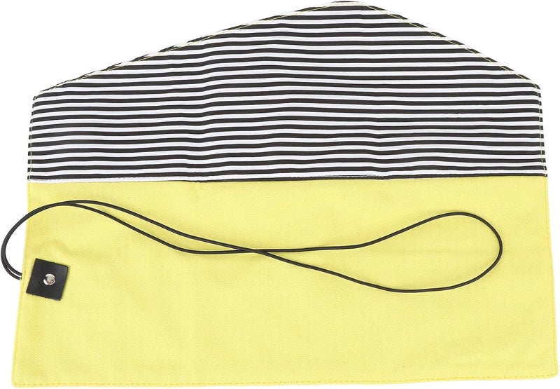 RASTKY Portable Crochet Hook Bag Compact Knitting Needle Organizer with Size Markings for Effortless Access (Yellow) - Image 3