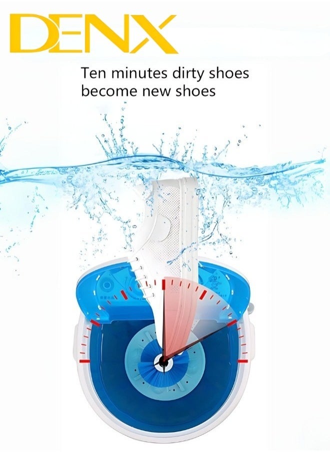 Small shoe washing machine that accommodates up to 4 pairs of shoes with a capacity of 4.8 kilograms