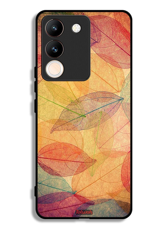 Tolwak vivo V29e Protective Case Cover Leaves Abstract Digital Art - Image 1