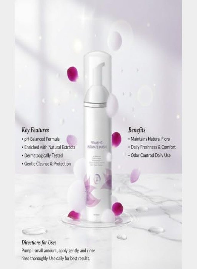 Foaming Intimate Wash, pH Balanced, Pump Dispenser, Gentle Daily Feminine Hygiene Cleanser - Image 3