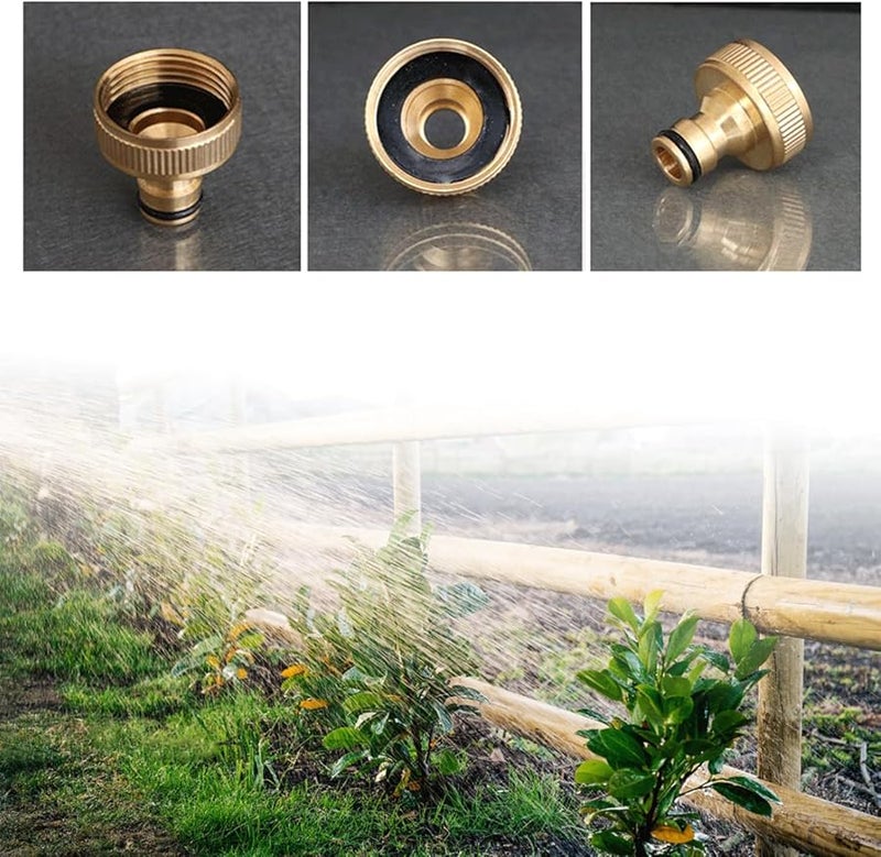 1 بوصة فوهة نحاسية موصل لغسيل السيارات خرطوم حديقة آلة غسيل بالضغط خيط NPT - Image 3