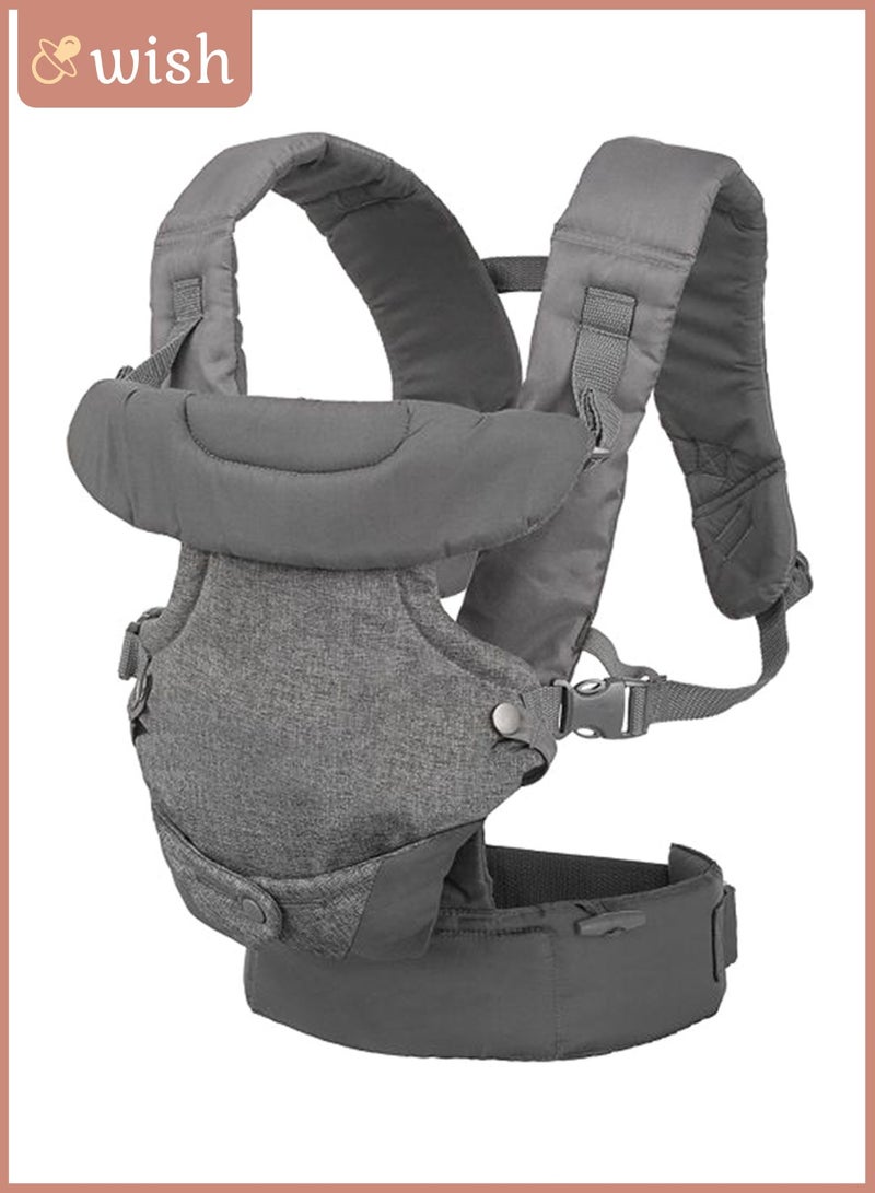 4-In-1 Convertible Baby Carrier - Grey - Image 1