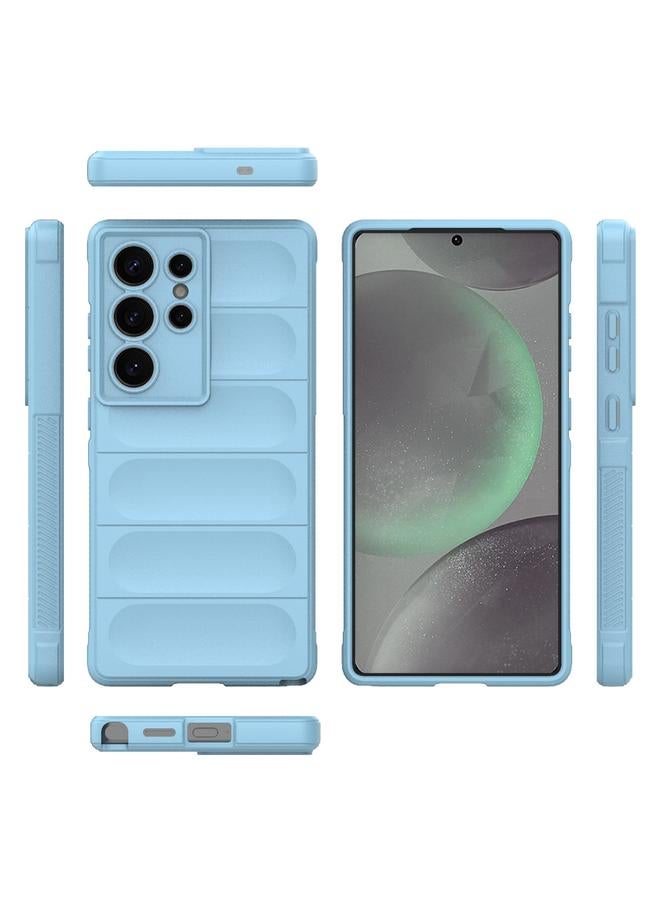 S-TOP Case For Samsung Galaxy S25 Ultra 5G Magic Shield TPU + Flannel Phone Case - Image 3