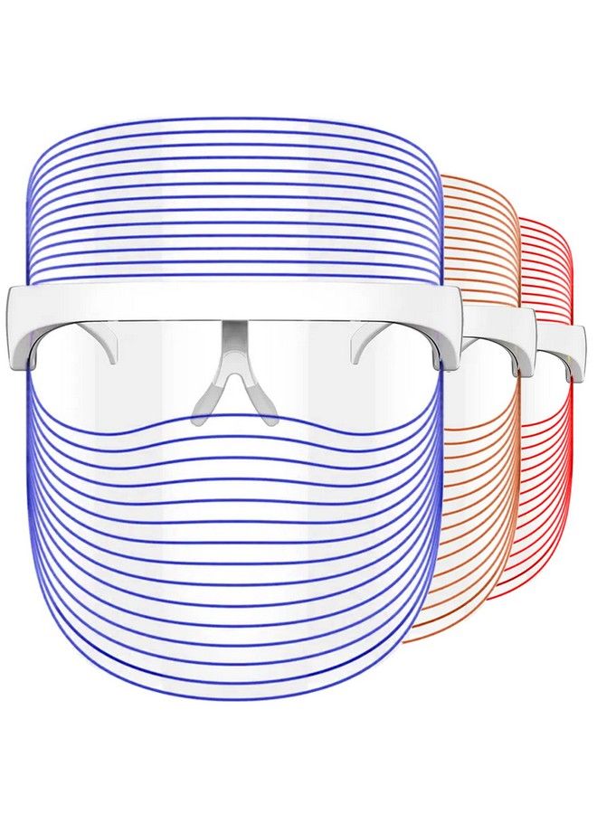 WINSTON 3 In 1 Led Face Mask For Women And Men; Led Lightining Therapy Rejuvenation Facial Mask For Clean Clear & Glowing Skin - Image 1