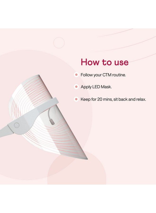 WINSTON 3 In 1 Led Face Mask For Women And Men; Led Lightining Therapy Rejuvenation Facial Mask For Clean Clear & Glowing Skin - Image 4