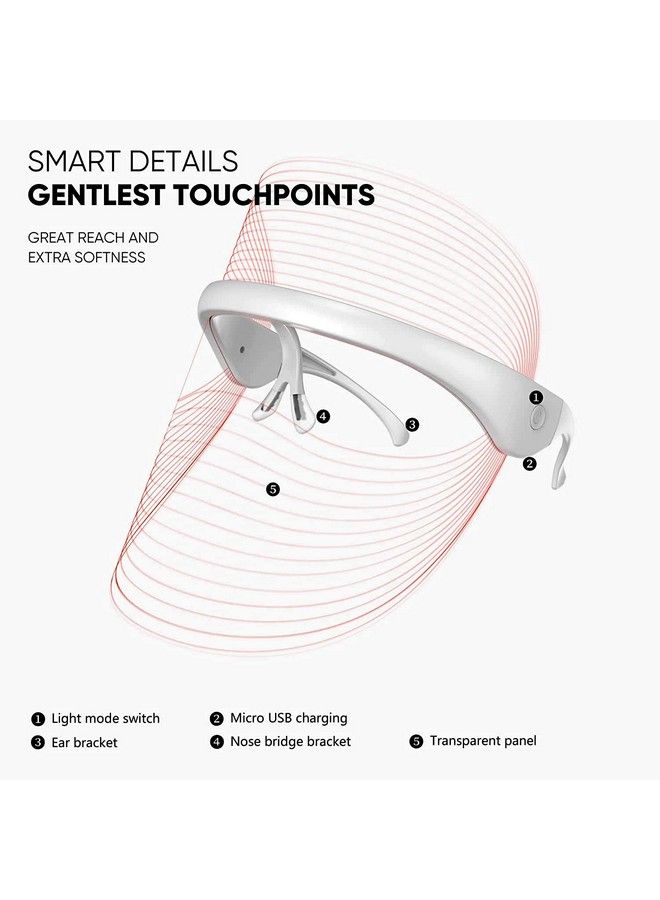 WINSTON 3 In 1 Led Face Mask For Women And Men; Led Lightining Therapy Rejuvenation Facial Mask For Clean Clear & Glowing Skin - Image 3