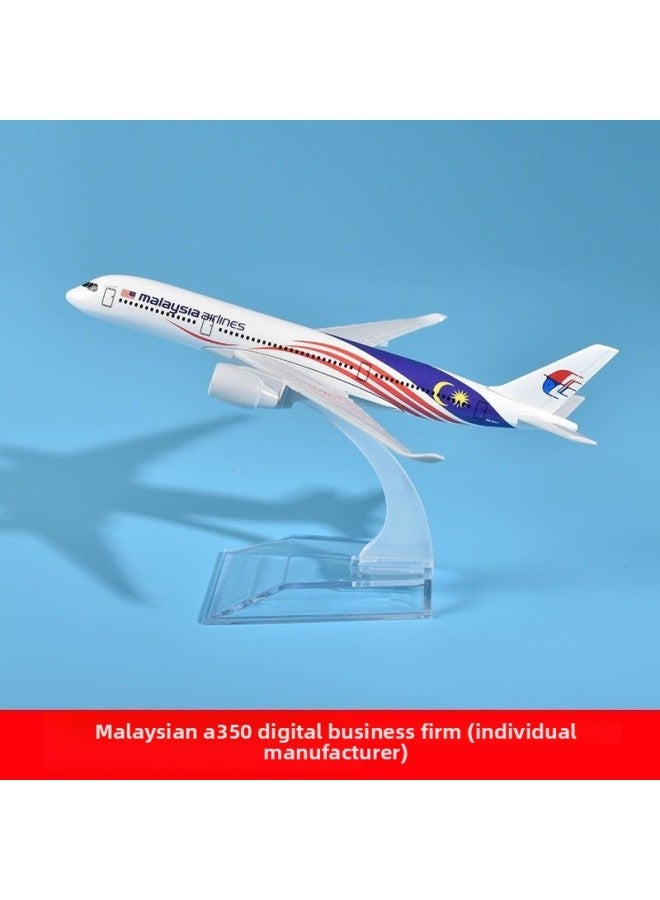 16CM سبيكة محاكاة نموذج الطائرة B787 سيتشوان الخطوط الجوية خطوط جنوب الصين الجوية ايرباص A380 طيران الصين بوينغ B747-اللون: خطوط شرق الصين الجوية 320 - Image 4