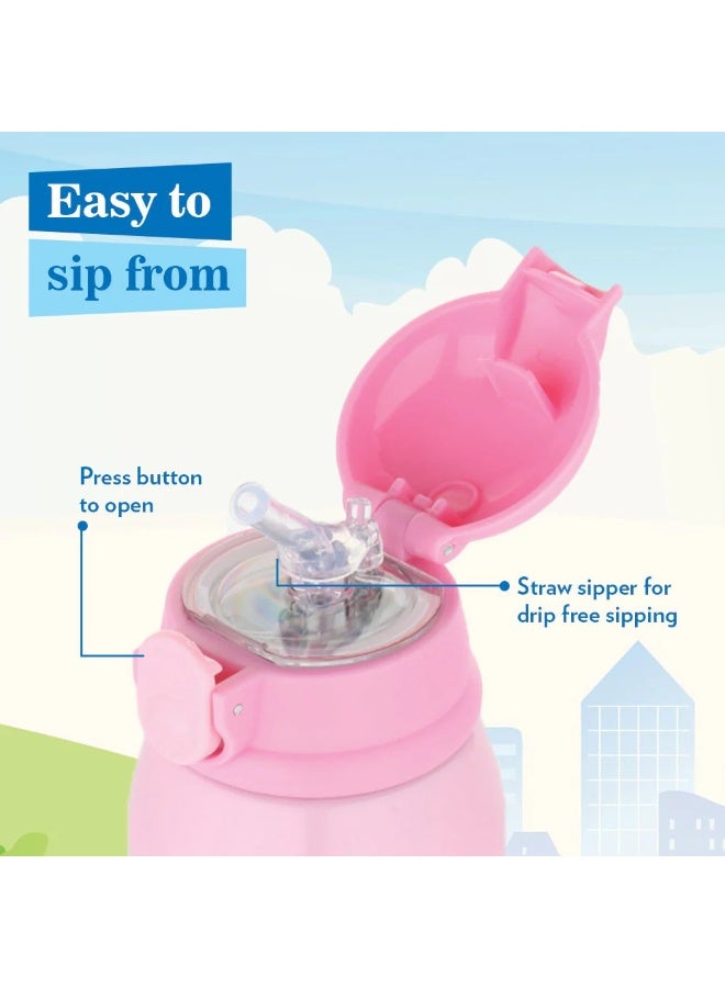 BOROSIL زجاجة ماء للأطفال الأميرة، 500 مل - Image 3