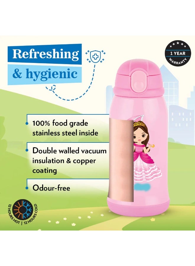 BOROSIL زجاجة ماء للأطفال الأميرة، 500 مل - Image 2