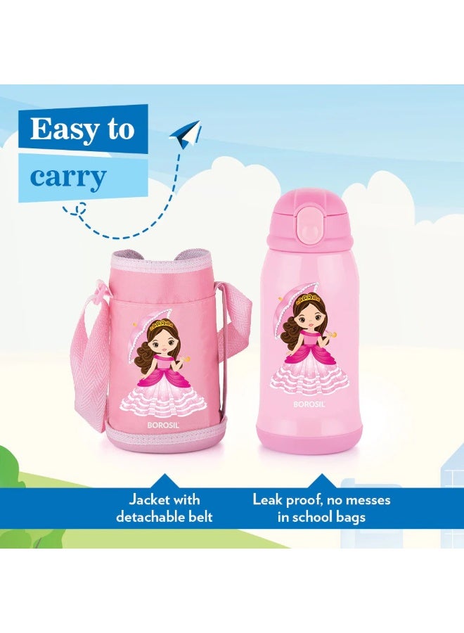 BOROSIL زجاجة ماء للأطفال الأميرة، 500 مل - Image 4