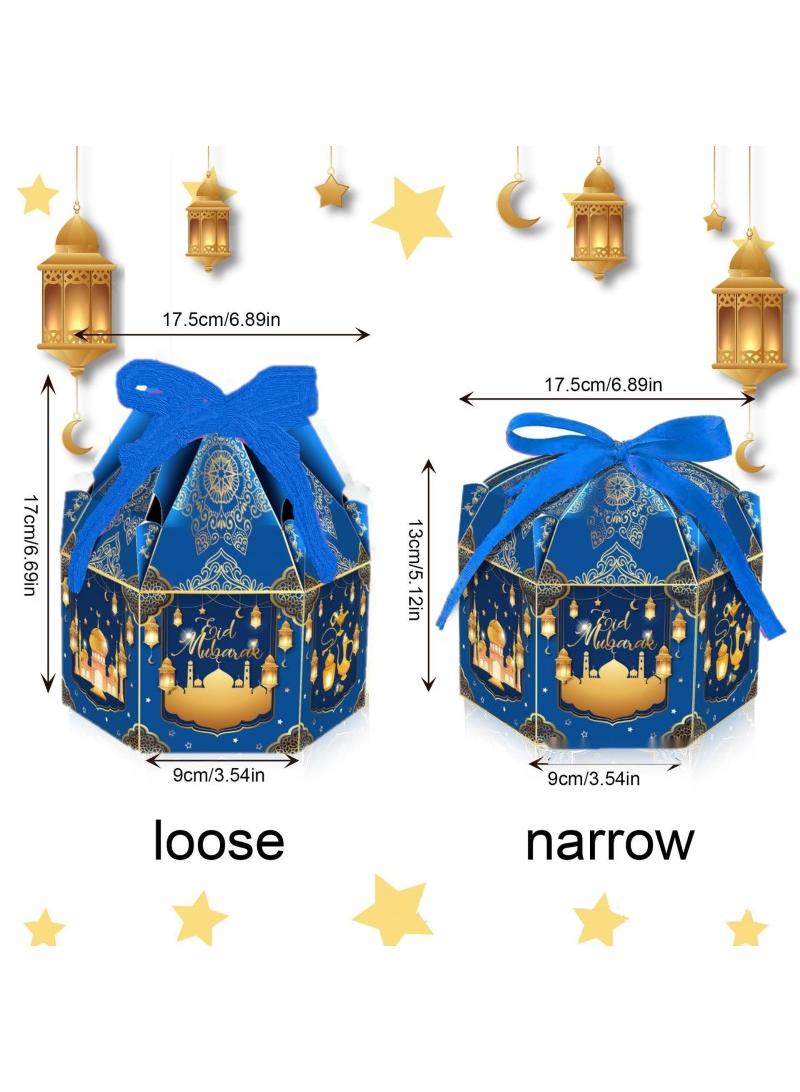 general 12-Pieces Gift Box Candy Packaging Cardboard Box For Remadam Kreem Party Souvenir - Image 3