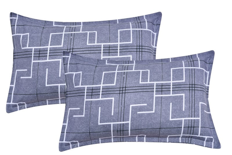 RRC Super Soft Brushed Microfiber Cotton Printed Pillow Covers,Pack of 2,17X27(Inches) 43X63(CM) Pilllow Covers - Image 5