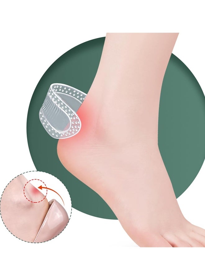 5 Pairs Heel Grips for Loose Shoes, Gel Filler Cushions for Snug Fit, Heel Pads for Men and Women, Stop Heel Slip and Blisters - Image 3