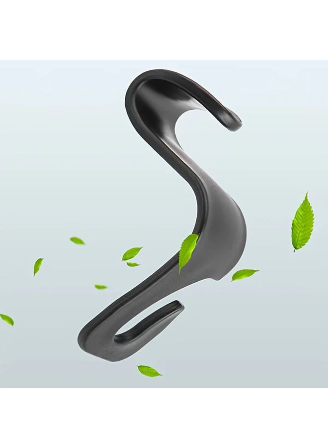 6Pcs Car Back Seat Hooks Plastic No Drill Installation Space Saving Storage - Image 3