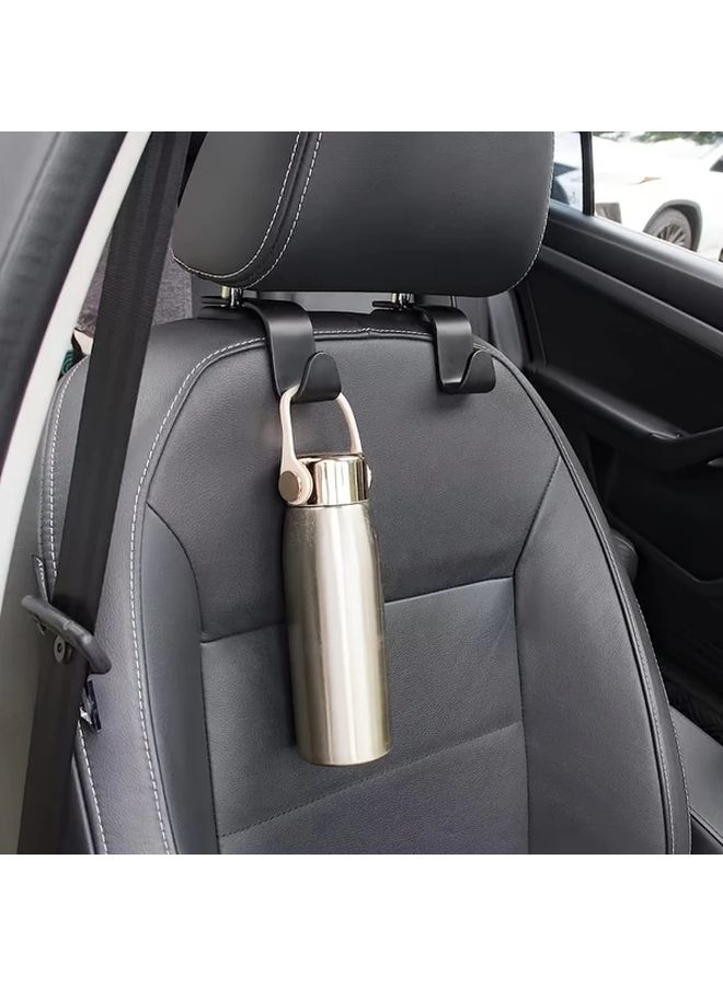 6Pcs Car Back Seat Hooks Plastic No Drill Installation Space Saving Storage - Image 4