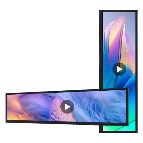 VSDISPLAY 14.5 Inch Android 11 Touchscreen Monitor 2560x720 Stretched Bar LCD Display Support USB Autocopy Autoplay Video Image Audio - Image 2