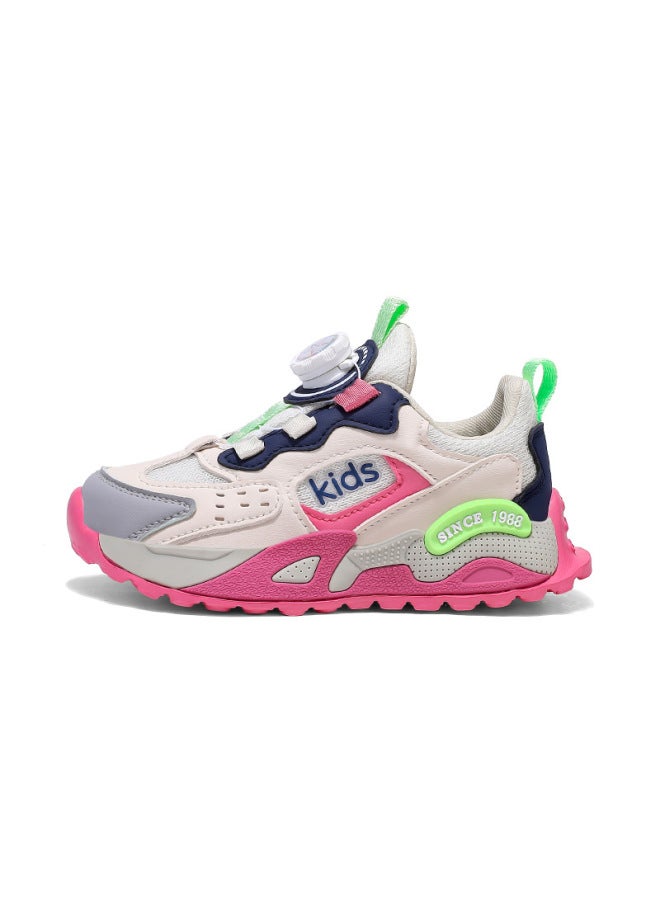 Girls' Sports Shoes, Children's Lightweight Basketball Shoes, Spring And Summer Hollow Casual Running Shoes For Older Children, Student Mesh Shoes