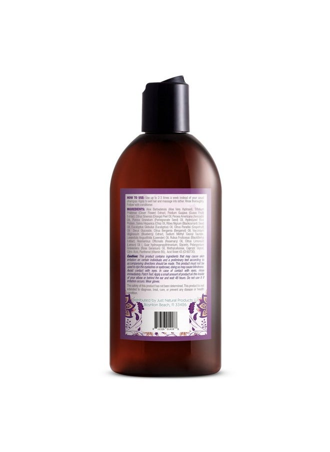 Just Nutritive Just Nutritive Purple Toning Shampoo for Blonde, Gray, White, Silver, and Bleached Hair - Eliminate Brassiness, Boost Shine, Repairs, Hydrates, Sulfate-Free, Paraben-Free, Anti-Yellowing, 8 oz.  - Image 2