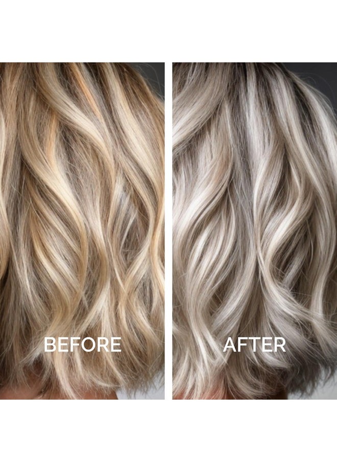 Just Nutritive Just Nutritive Purple Toning Shampoo for Blonde, Gray, White, Silver, and Bleached Hair - Eliminate Brassiness, Boost Shine, Repairs, Hydrates, Sulfate-Free, Paraben-Free, Anti-Yellowing, 8 oz.  - Image 4