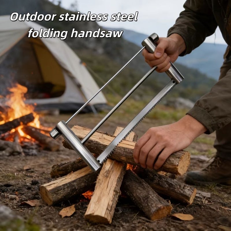 High End Stainless Steel Hand Saw Portable Garden Pruning Tool With One Spare Blade - Image 2